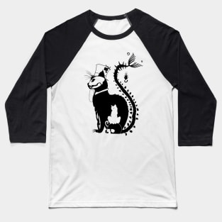 Black Cat Baseball T-Shirt